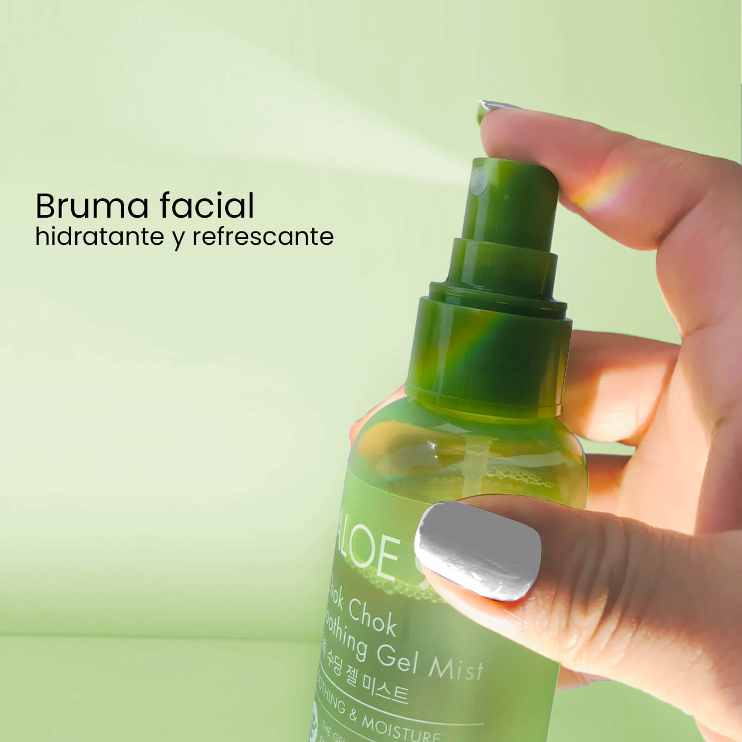 ALOE 99% CHOCK CHOCK SHOTING GEL MIST (BRUMA FACIAL HIDRATANTE Y REFRESCANTE DE ALOE)